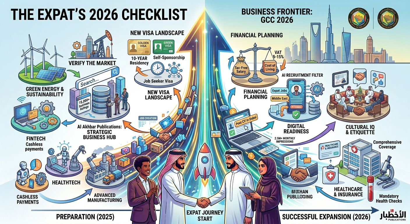 The Expat’s 2026 Checklist: Everything You Need to Know Before Relocating for expats jobs in Middle East